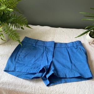JCrew blue chino shorts